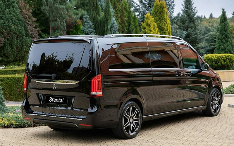 Mercedes-Benz Clase V, vista trasera